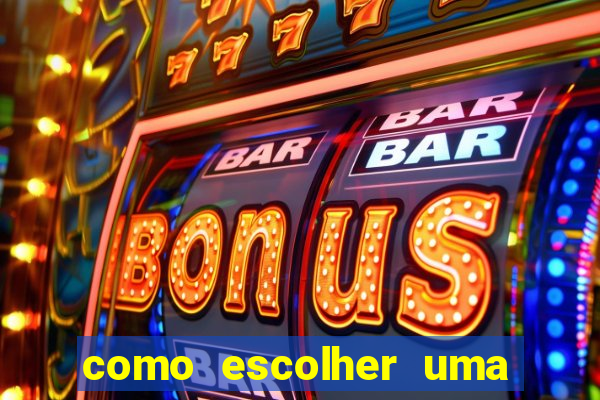 como escolher uma boa cartela de bingo